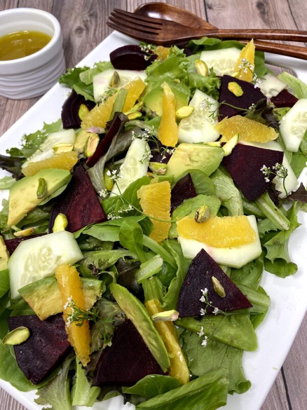 Roasted Beet Salad With Citrus Vinaigrette Recipe Salad Recipes