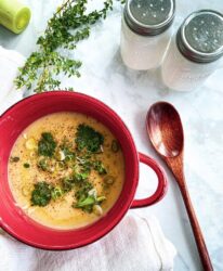 Creamy Potato Leek Soup