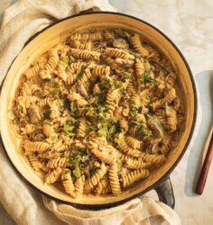 Creamy Mushroom Stroganoff is