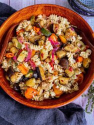 Roasted Vegetable Mediterranean Pasta