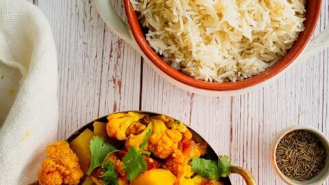 Instant Pot Indian Cauliflower and Potato Curry