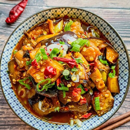 Asian Eggplant Stir Fry - Jess Delicious Living - Main Course Recipes
