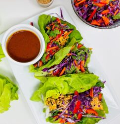 Asian Tofu Lettuce Wraps