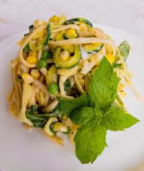 Zucchini Summer Pasta Salad