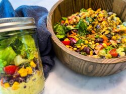 Southwestern Salad with Cilantro Dressing