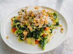 Crunchy Chickpea kale Salad